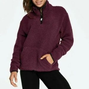 NIP. QUARTER ZIP SHERPA LARGE